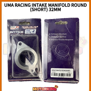 UMA RACING Uma ท่อร่วมไอดี แบบสั้น ทรงกลม 32 มม. สําหรับแข่งรถ