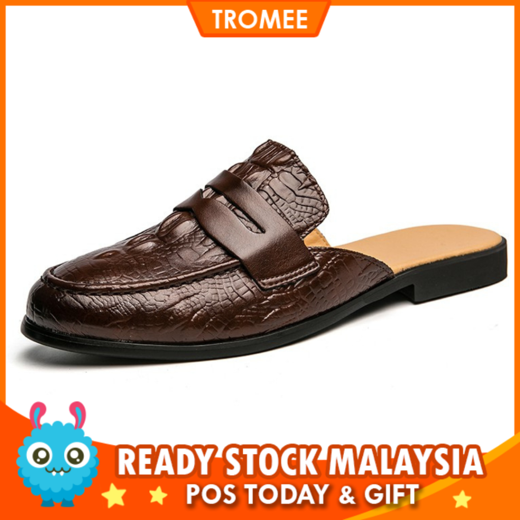 TROMEE Loafer Shoes Kasut Lelaki Casual Leather Round Toe 3399 ZEKER