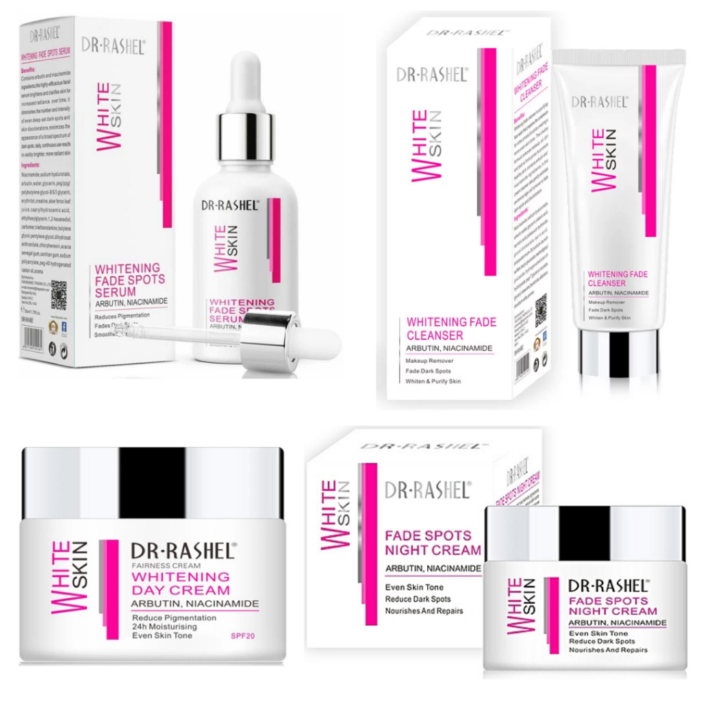 DR LASHEL White Skin Whitening Skin Fade Spots Set ชุดบํารุงผิวหน้าไวท์เทนนิ่ง