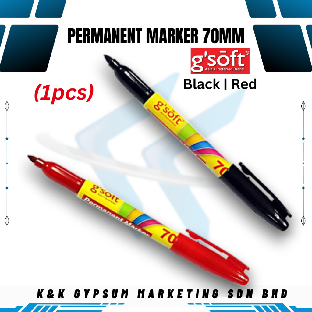 Gsoft 70M ปากกามาร์กเกอร์ถาวร