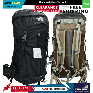 The North Face Tellus 32 กระเป๋าเป้สะพายหลัง สําหรับเดินป่า ปีนเขา ท่องเที่ยว กลางแจ้ง