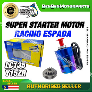 Espada มอเตอร์สตาร์ทเตอร์ ไทเทเนียม LC135 4s LC135 4s Y15ZR apido สําหรับบล็อก 57-70 มม.