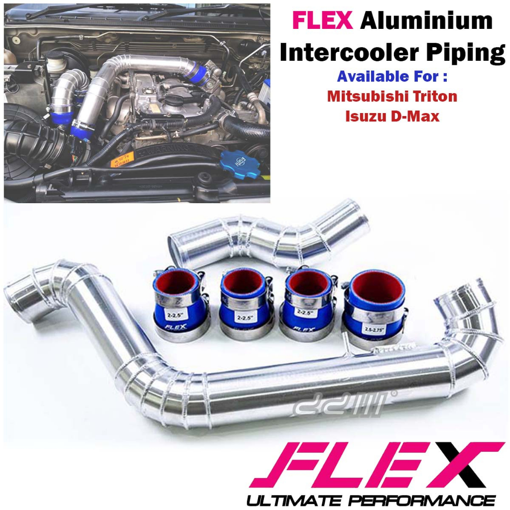 FLEX ท่ออลูมิเนียม Turbo Intercooler ท่อ ท่อ Isuzu Dmax Mitsubishi Triton