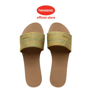 Havaianas รองเท้าแตะ สีโรสโกลด์ สําหรับผู้หญิง