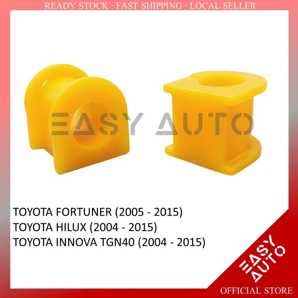 (POLYTHENE SILICONE)FRONT STABILIZER BUSH SET 2 PIECES-48815-0K010 TOYOTA FORTUNER /HILUX / INNOVA T