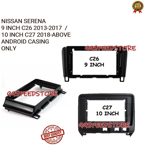 NISSAN SERENA C26 2013 - 2017 9" , SERENA C27 2018 - 2019 10" , SERENA C27 2020 10" ANDROID PLAYER C