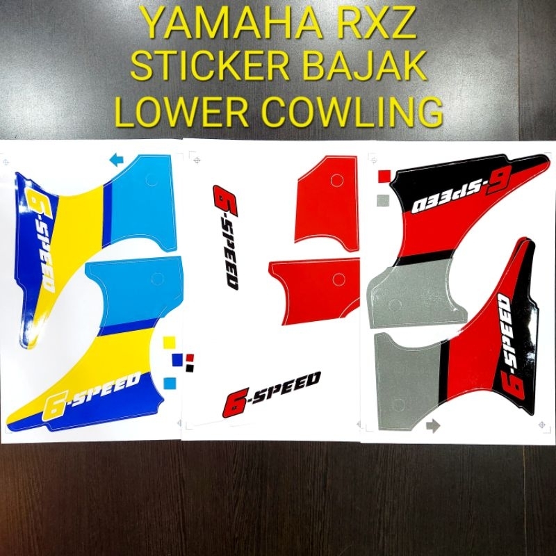 สติ๊กเกอร์ YAMAHA RXZ BAJAK / COWLING / SAMPAN