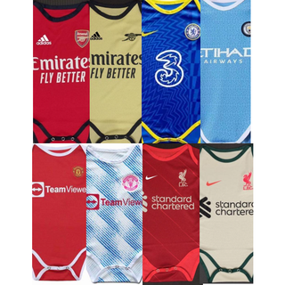 ล้างสต๊อก!!! ชุดรอมเปอร์ EPL Arsena, ChelC, City, M.U, Liberpool 21/22 ไซซ์เด็ก * LOCAL SELLER,!*