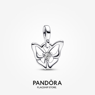 Pandora จี้ผีเสื้อ ขนาดเล็ก ของขวัญวันเกิด สําหรับสุภาพสตรี p615