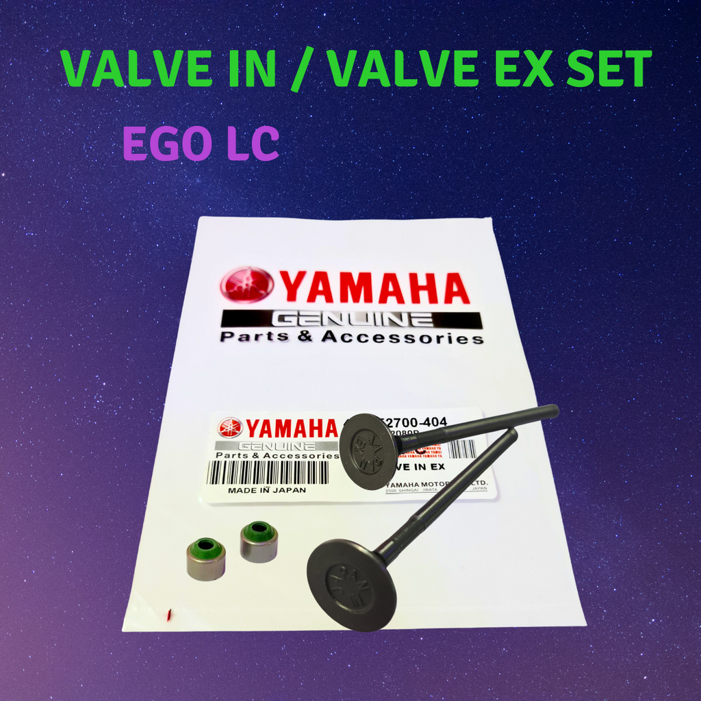 EGO LC YAMAHA วาล์ว IN & VALVE EX & ซีลวาล์ว 1 ชุด IRONMAN YTZ5S