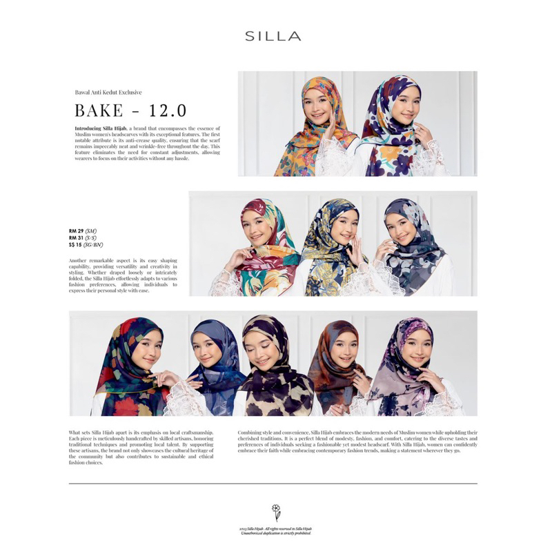 Silla ฮิญาบอบ 12.0 แบบใหม่