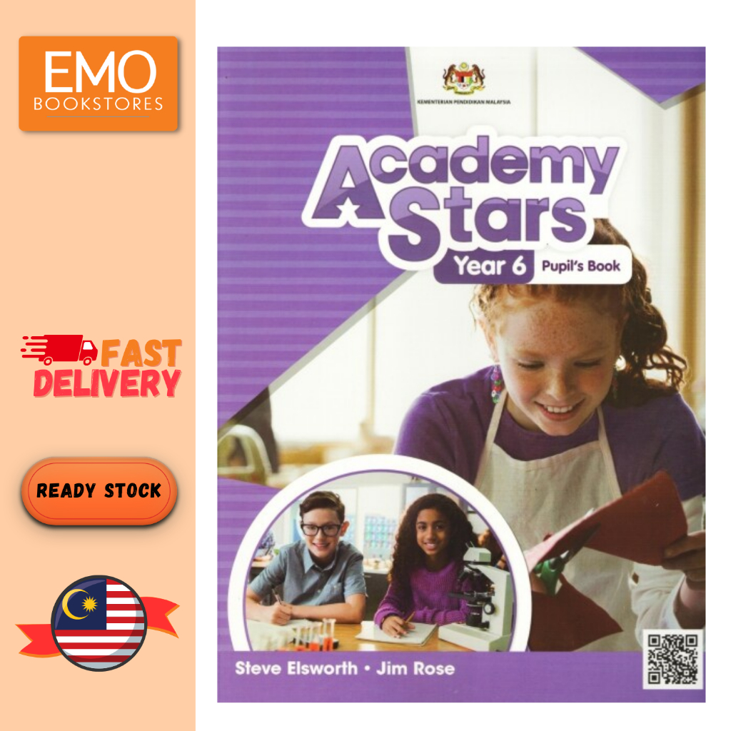 BUKU TEKS ACADEMY STARS YEAR 6 หนังสือภาษาอังกฤษ PUPILS