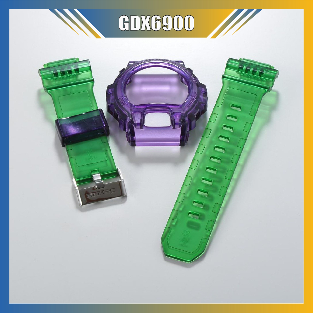 Bnb GDX6900 G Shock GDX6900 Tali Jam GDX6900 Bnb GDX6900 Casio G Shock Jelly และนาฬิกาเคลือบเงา Acce