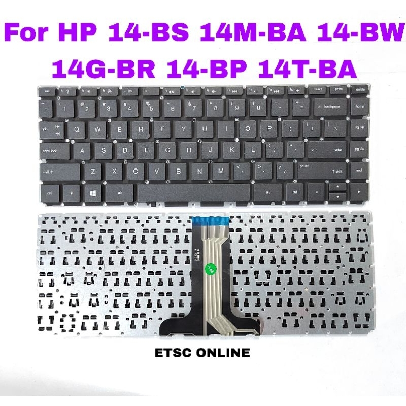 แป้นพิมพ์แล็ปท็อปใหม่สําหรับ HP Pavilion 14-BS 14-BW 14G-BR 14T-BA 14-BA TPN-W125 TPN-Q186 Q187 Q189