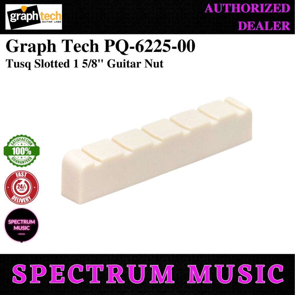 Graph Tech PQ-6225-00 TUSQ Slotted 1 5/8" น๊อตกีตาร์