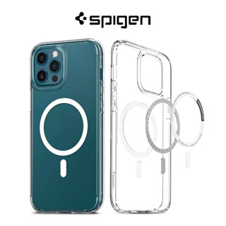 Spigen iPhone 12 Pro Max เคส อัลตร้าไฮบริด แม่เหล็ก เคสชาร์จ แม่เหล็ก เคสกันกระแทก iPhone