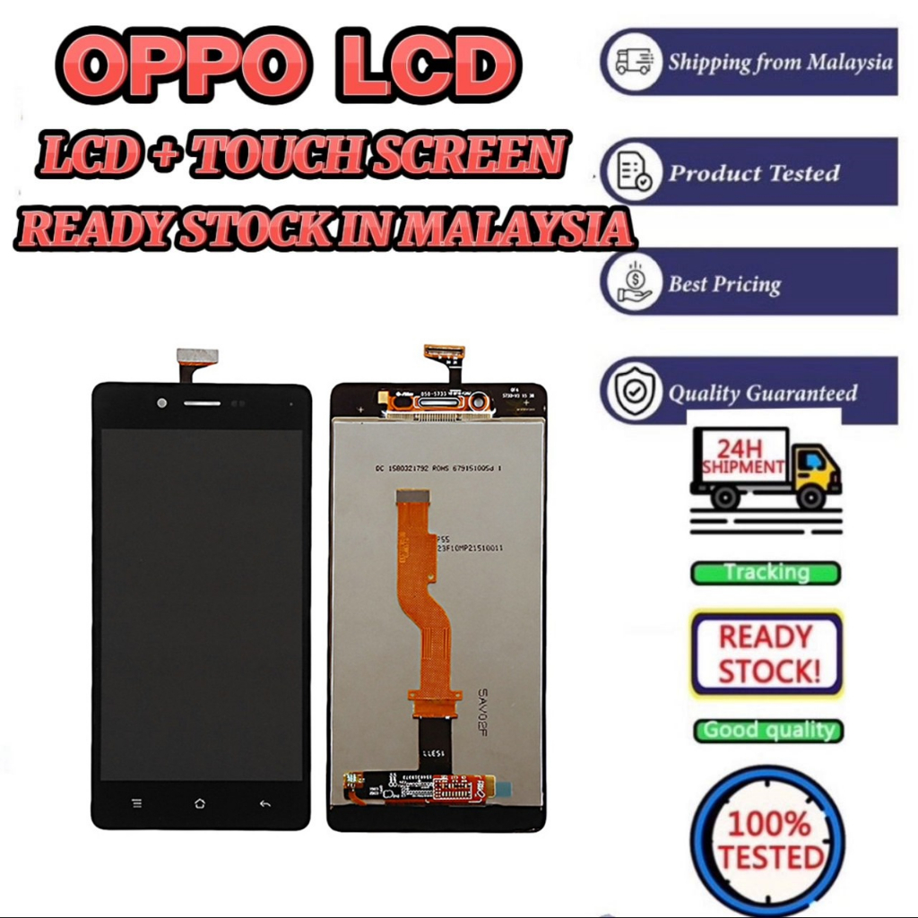 Oppo A3S A5S A76 A93 5G A12 A15 A15S A16 A16K LCD หน้าจอสัมผัสชุดเปลี่ยนหน้าจอ Digitizer อะไหล่