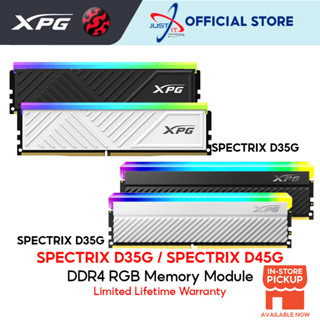 Adata XPG SPECTRIX D35G 8GB DDR4 3200MHZ / SPECTRIX D45G (8GB / 16GB) DDR4 3600MHZ แรมเกมมิ่ง RGB (สีดํา / สีขาว)