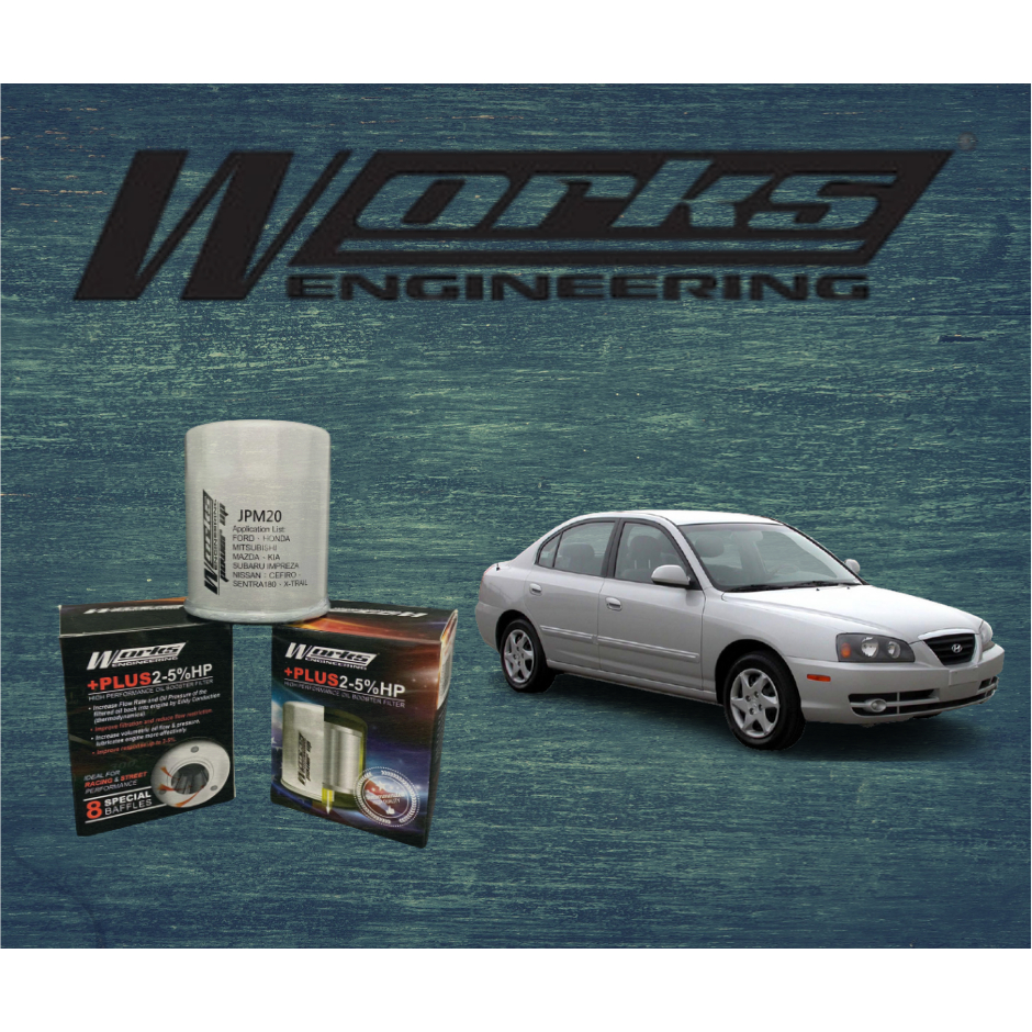 กรองน้ํามันเครื่อง Works Engineering Performance - JPM20 HYUNDAI ELANTRA XD 2000