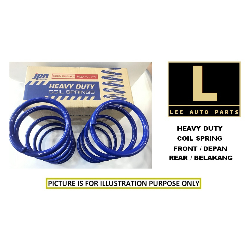 JPN HEAVY DUTY COIL SPRING ALTIS ZZE121 ZZE122 ZZE141 ZZE142 ZRE141 ZRE142 ZRE143 ZRE172 ZRE173