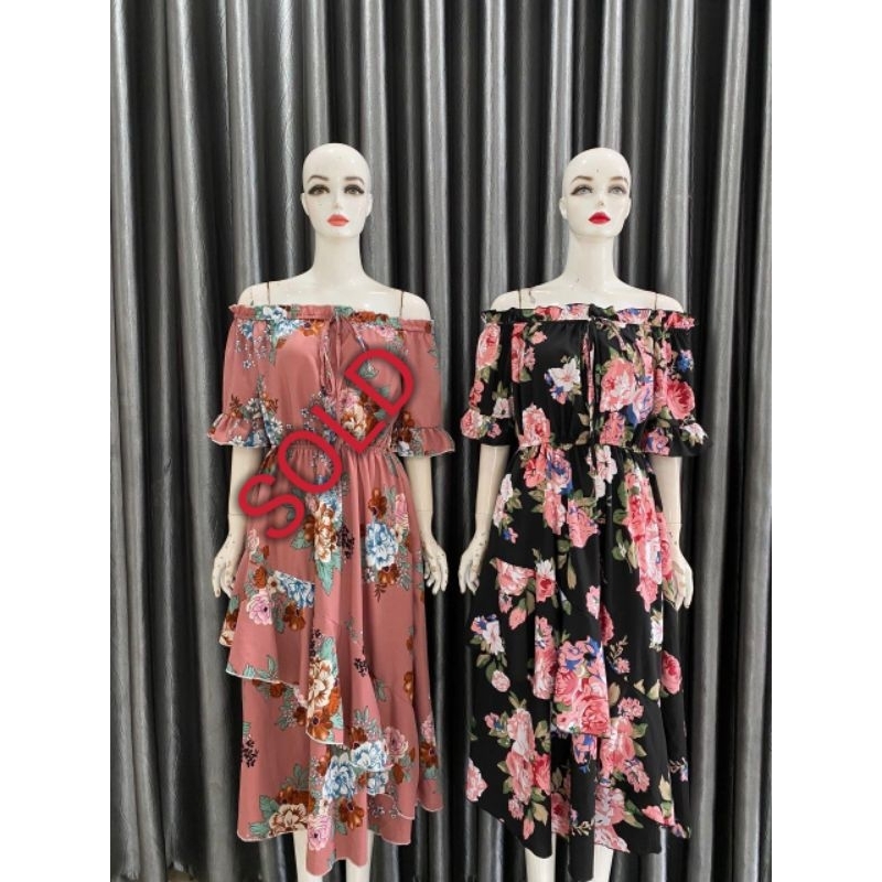 FLORAL VIRAL DRESS VIRAL VIETNAM DRESS BUNGA DRESS PLUS SIZE DRESS PREGNANT