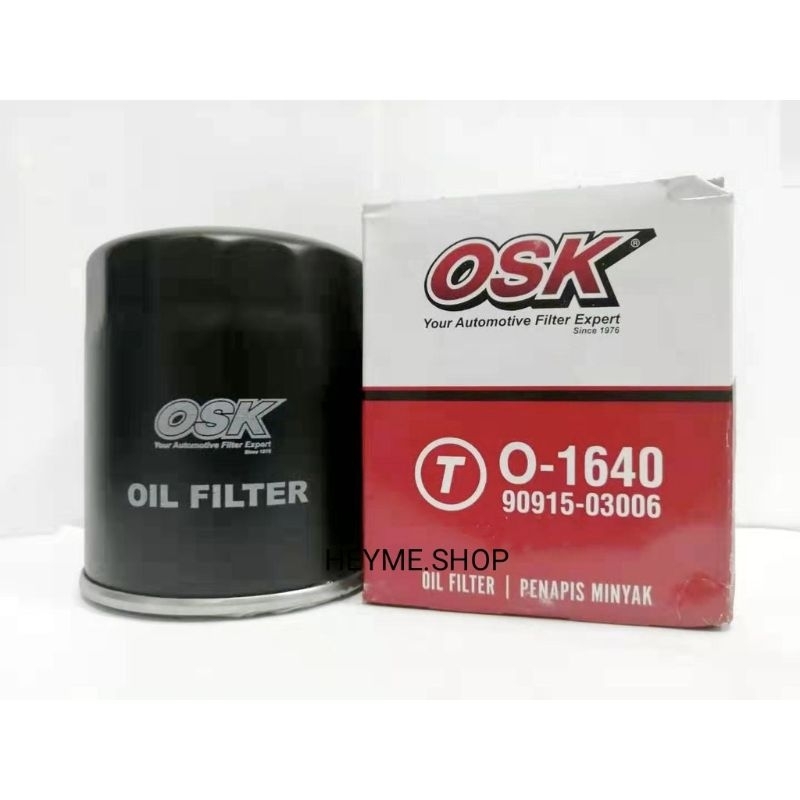 โอซาก้า (OSK) O-1640 กรองน้ํามันเครื่อง (90915-30002-8T) - Toyota Land Cruiser HDJ101 HZJ80 Prado LJ