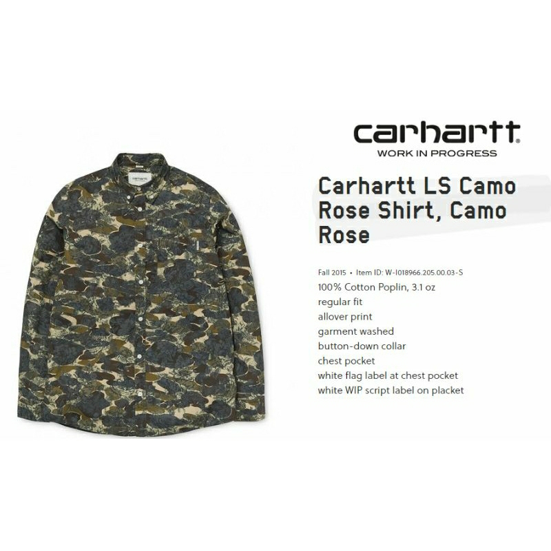 2015 เสื้อ Carhartt WIP Camo