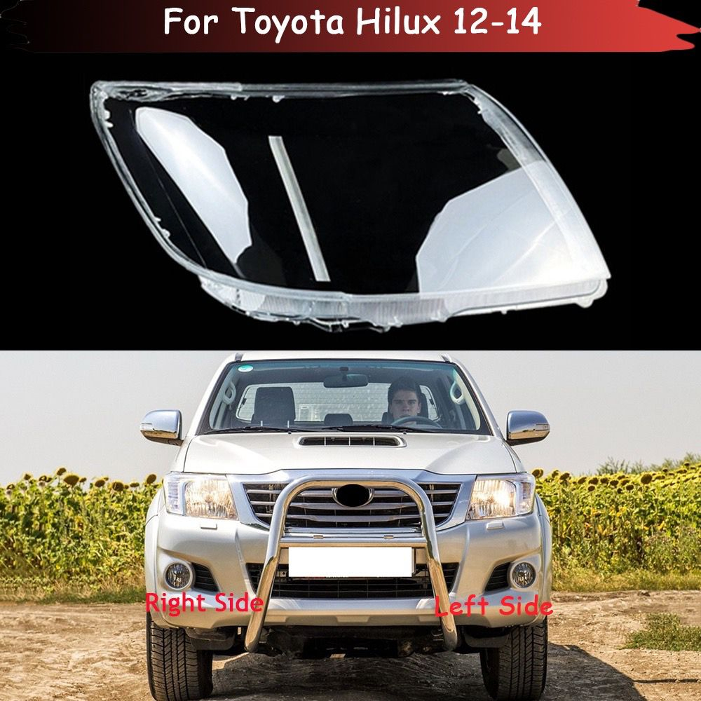 TOYOTA HILUX VIGO KUN26 2012-2015 HEADLAMP COVER HEADLIGHT COVER HEADLAMP LENS HEADLIGHT LENS (2 ชิ้
