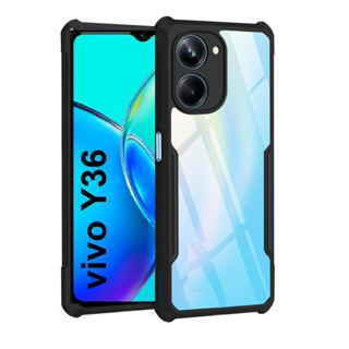 เคสใส กันกระแทก สําหรับ Vivo Y36 5G (TPU+PC)