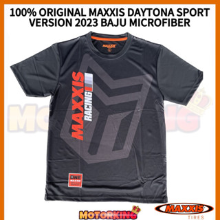 เสื้อยืด BAJU MAXXIS DAYTONA SPORT VERSION 2023 MAXXIS BAJU MICROFIBER SPORTWEAR ไมโครไฟเบอร์