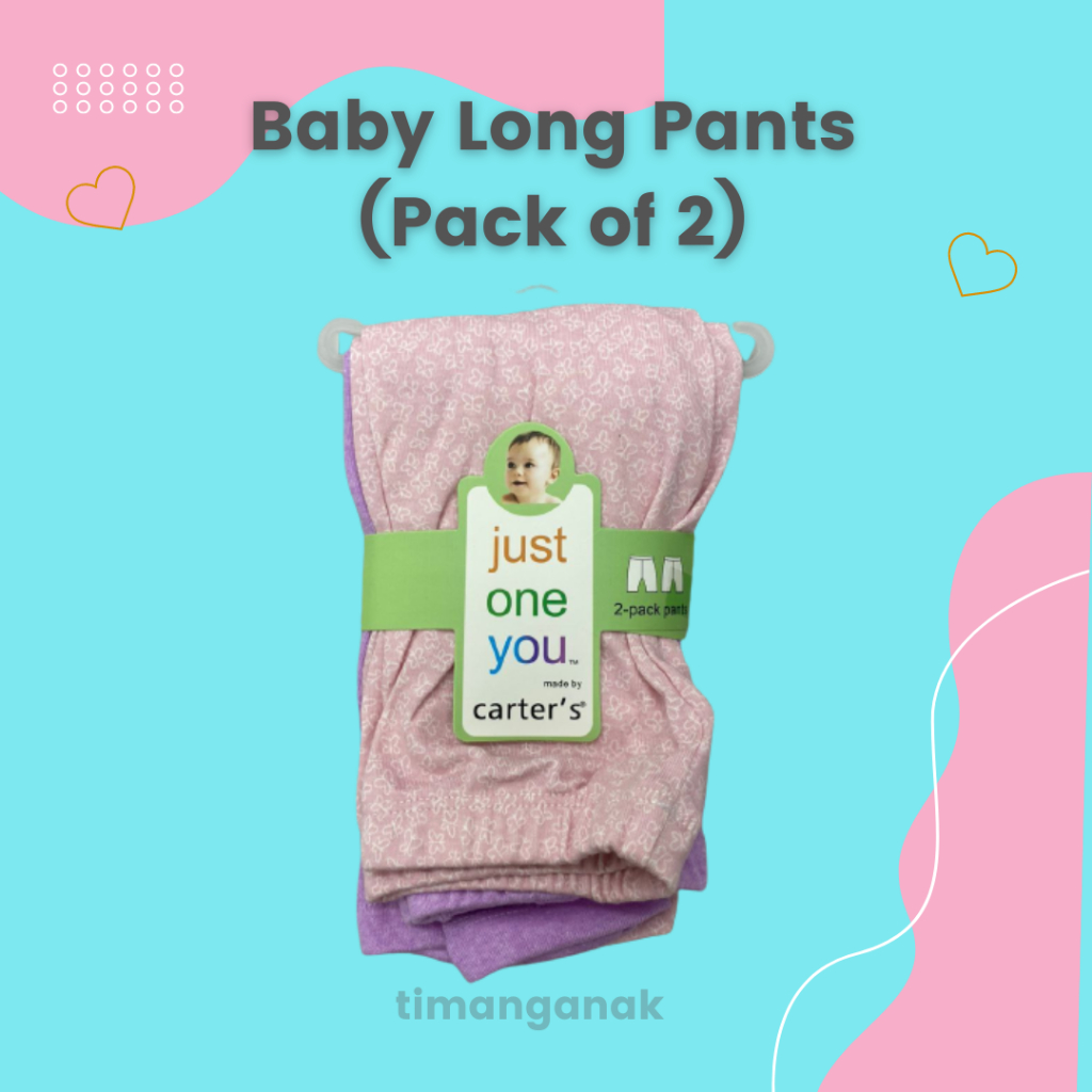 Carters Baby Pants 2 ชิ้น / Baby Pants Boy / Baby Pants Girl / Seluar Bayi