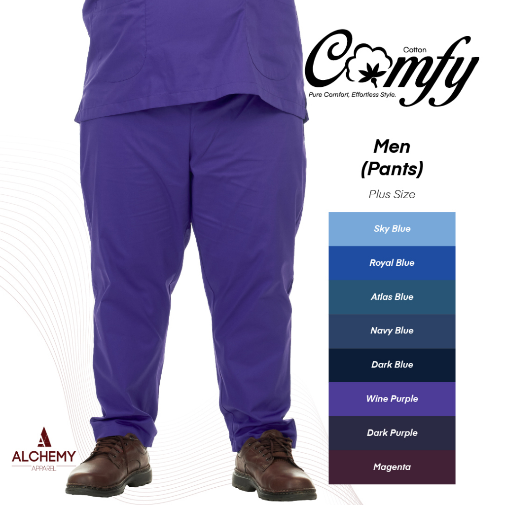 ชุดสครับ UNISEX ไซส์ใหญ่ Comfy Cotton - กางเกงเท่านั้น