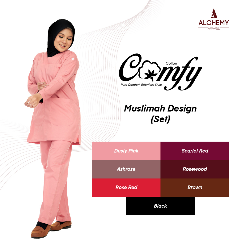 ผู้หญิง SCRUB SUIT MUSLIMAH DESIGN - ชุด
