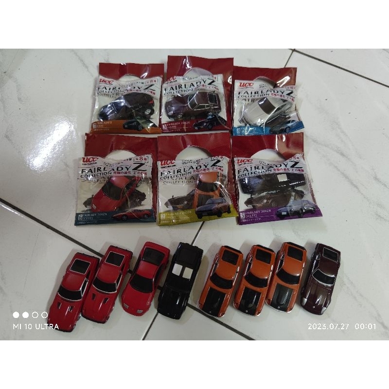 UCC good Coffee smile ญี่ปุ่น 1/72 Nissan fairlady z 240ZG S30 Z33 Z34 300ZX CZ32 300ZR HZ31 Z432R P