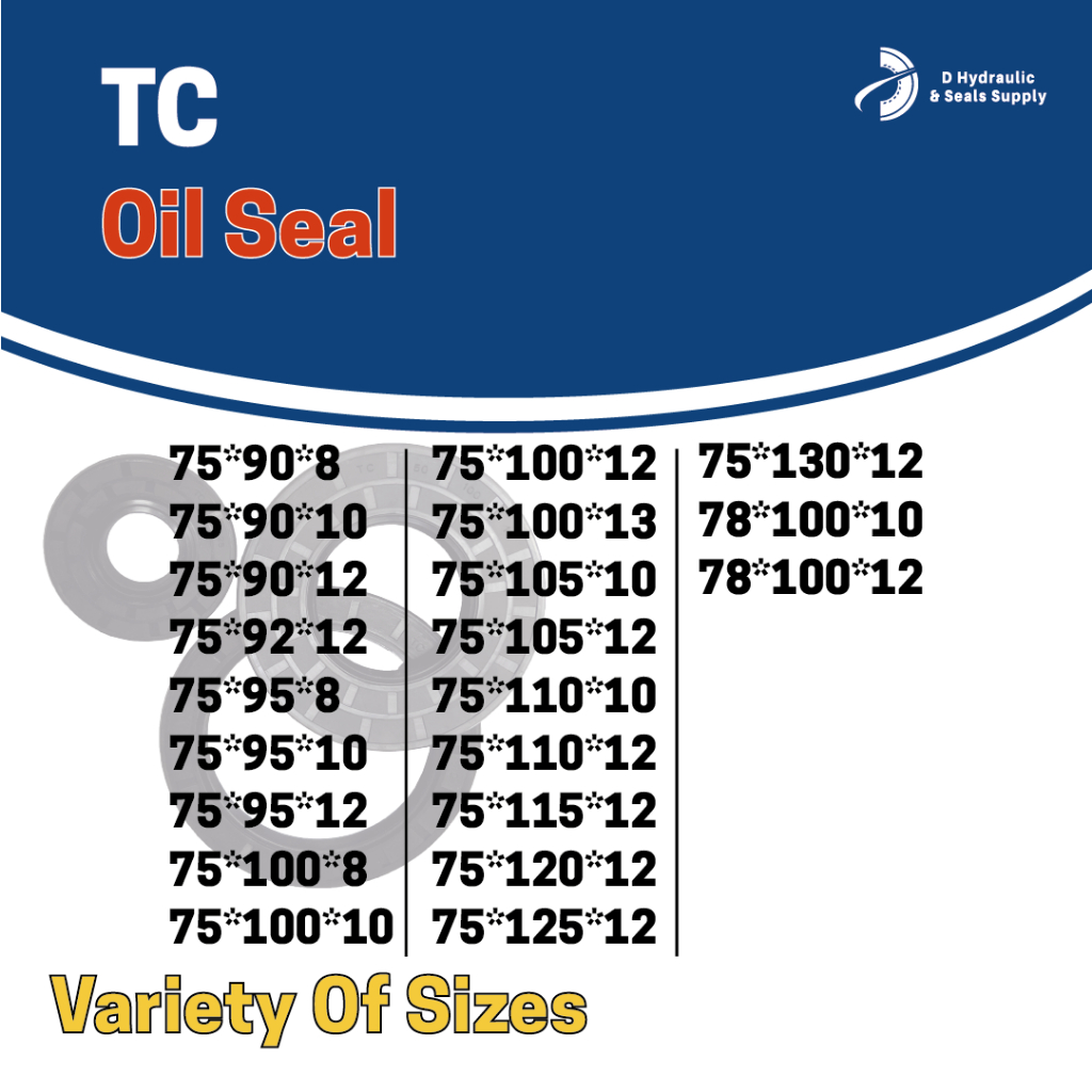 NBR TC ซีลน้ํามัน 75,78(ID) ซีลน้ํามัน NBR TC (TC