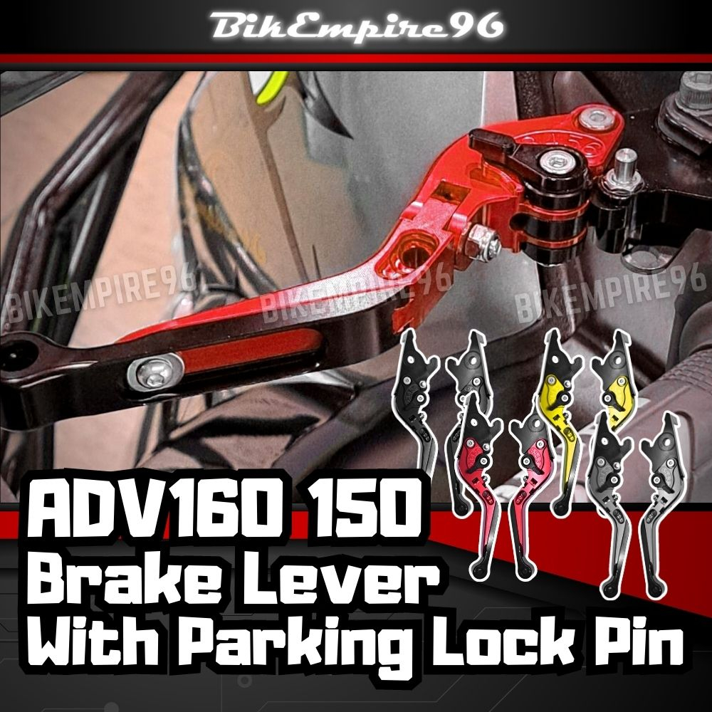 HONDA ADV160 ADV150 VARIO160 มือเบรคพร้อมหมุดล็อคที่จอดรถ ADV160 มือเบรค ADV