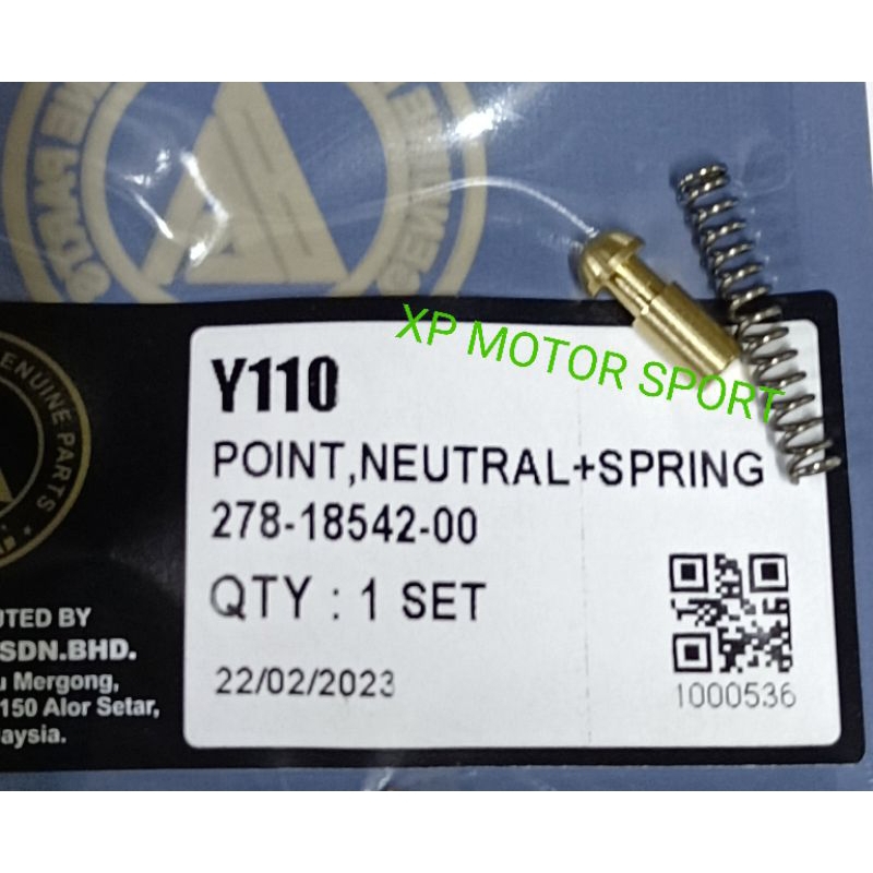 YAMAHA ฟรีเกียร์ PIN Y100/ Y110 SS/ SS2 / SRL / Y125 ZR/ LC135 / Y15ZR ฟรีสวิตช์ COPPER BUSH NEUTRAL