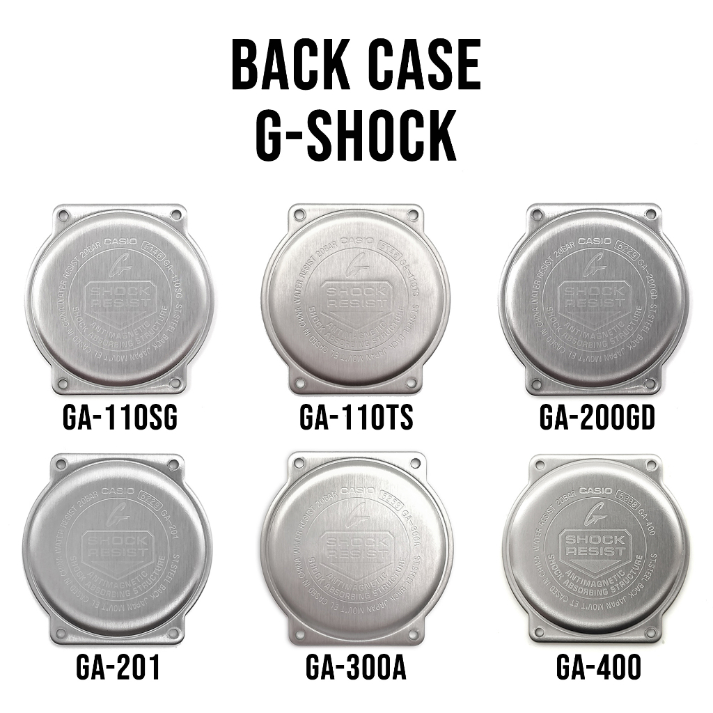 CASIO G-SHOCK REPLACEMENT PART BACK CASE GA-110 GA-200 GA-201 GA-300 GA-400 GA-700 GA-810