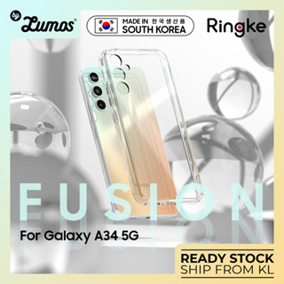 Ringke FUSION Series สําหรับ Samsung Galaxy A34 5G เคสโทรศัพท์ และเคสนิ่ม แบบใส