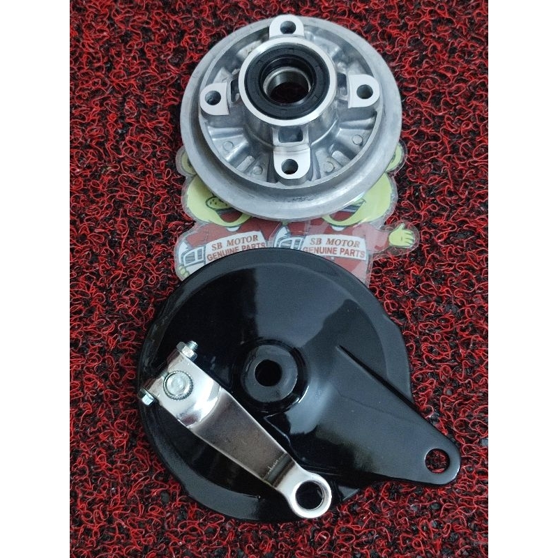 PENUTUP เบรค BELAKANG YAMAHA Y80 Y100 Y110 SS2 RXS SRL SRX SRE ด้านหลังเบรค HUB PANEL ฟรีวาล์วเบรค S