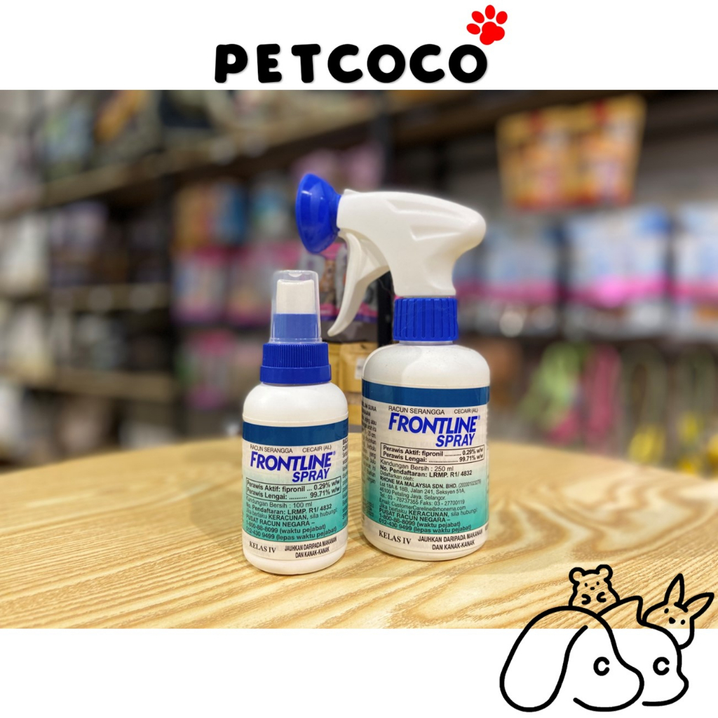 สัตว์เลี้ยงโคโคโค 🐾 FRONTLINE Spray for Cat & Dog Anti Flea & Ticks Kutu (100ml/200ml) | 宠物粘喷雾