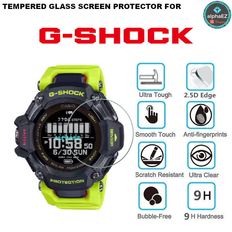 Casio G-Shock GBD-H2000-1A9 9H นาฬิกาป้องกันหน้าจอฝาครอบกระจกนิรภัย Scratch Resist GBDH2000