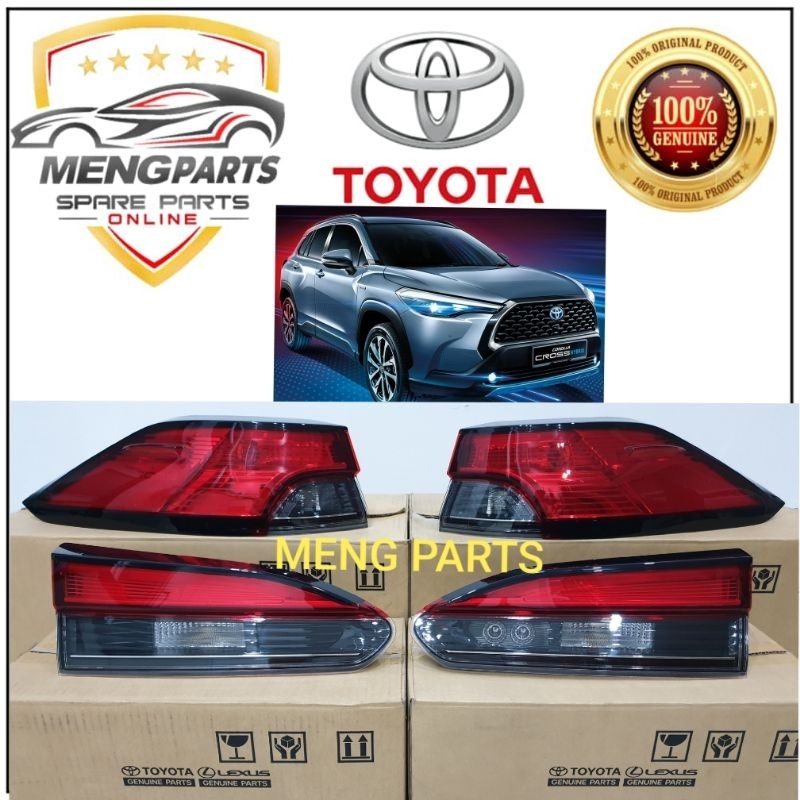TOYOTA CROSS 1.8 ZVG10 HYBRID 2021Y TAIL LAMP BODY & BONNET 8155-0A070 8156-0A070 8801-0A040 8159-0A