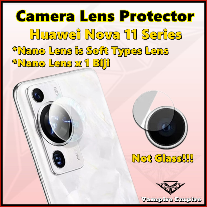 Huawei Nova 11 Ultra / Nova 11 Pro / Nova 11 / Nova 11i / 10H ความแข็ง นาโน ป้องกันเลนส์กล้อง
