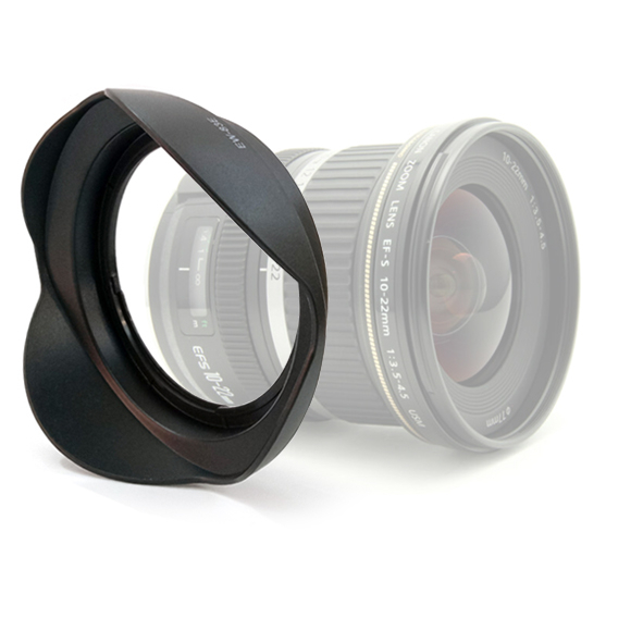 EW-83E เลนส์ Bayonet mount สําหรับ Canon EF-S 10-22mm EF 16-35mm EF 17-40mm ดอกไม้รูปร่าง Sun Hood ฯ
