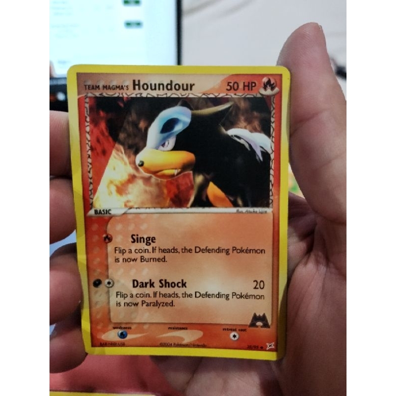 Houndour ของ Team Magma - 35/95 - Unicommon Ex Team Magma vs. ทีม Aqua Singles