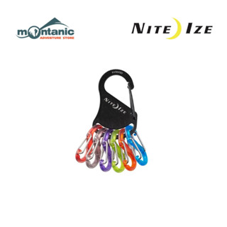 พวงกุญแจ Nite Ize KeyRack S-Biner-Six สีสันสดใส ติดง่าย ถอด ระบุคีย์