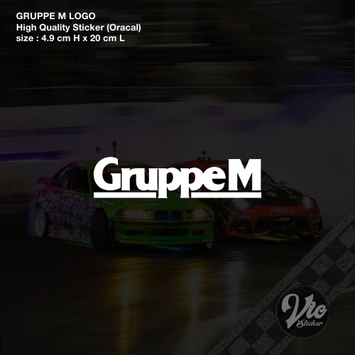 Gruppe M Sticker / Decal (สติ๊กเกอร์คุณภาพสูง)