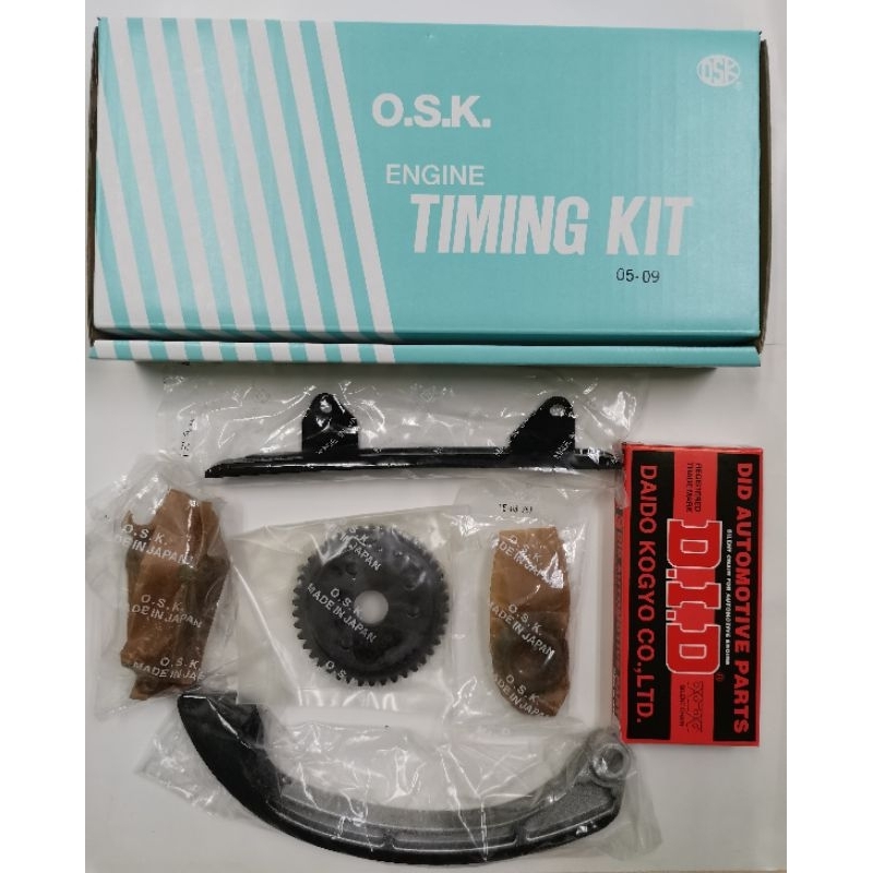 Myvi 1.3, Kembara DVVT, Avanza 1.3 F601(158S) K3-VE, K3-DE(2000-)TIMING CHAIN KIT OSK