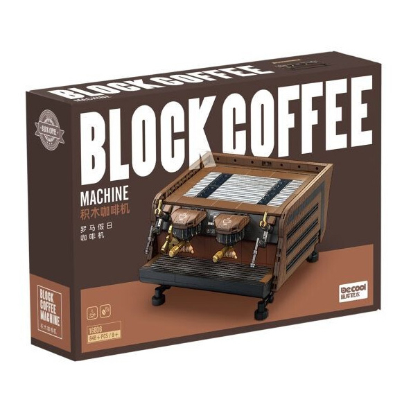 Decool 16806 Creator Expert Block Coffee Machine Series Roman Sunset Coffee Machine Building Block 6